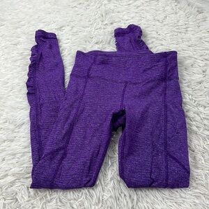 Lululemon Speed Tight Rulu Heathered Herringbone Tender Violet